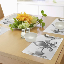 Lily Flower Place Mats