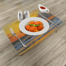 Sunset Beach in Brazil City Place Mats