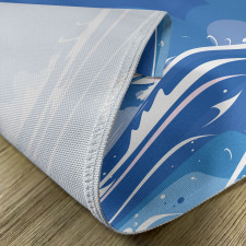 Clouds Seagulls Boat Place Mats