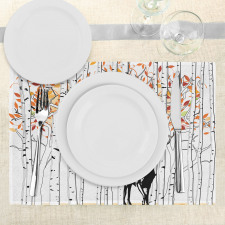 Trees Foliage Wilderness Place Mats