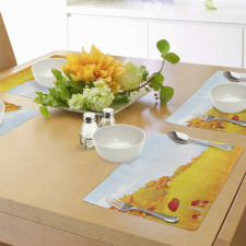 Fall Landscape Meadow Place Mats