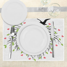 Romantic Bird Place Mats