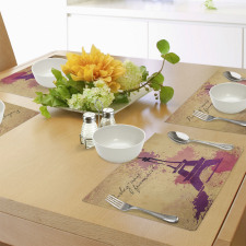 Pastel Splash Retro Place Mats