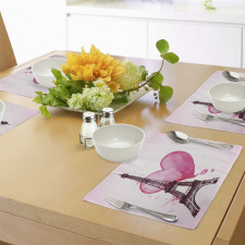 Romance Love Art Place Mats