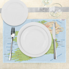 Irish Region European Place Mats