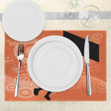 Basketball Dunk Athlete Place Mats