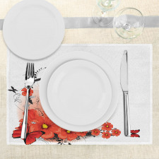 Cartoon Poppy Fresh Art Place Mats