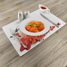 Cartoon Poppy Fresh Art Place Mats