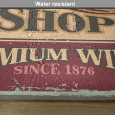 Old Wine Shop Sign Place Mats