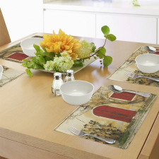 Aged Doors Tuscan House Place Mats