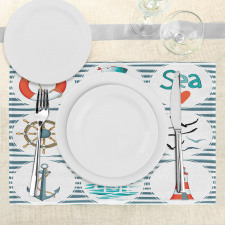 Marine Collage Place Mats