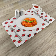 Ladybugs Patterns Place Mats