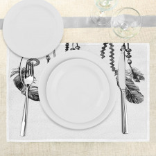 Native Feathers Place Mats