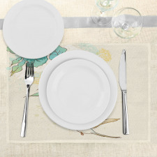 Colibri Exotic Plant Place Mats