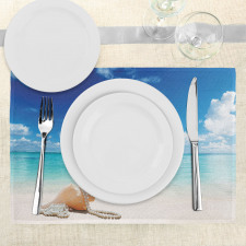 Seashells Tropical Beach Place Mats