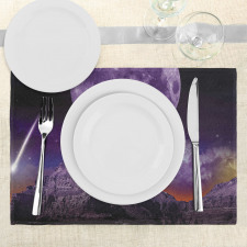 Moon and Asteroids Place Mats