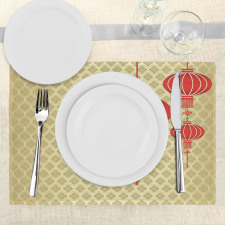 Chinese Baroque Pattern Place Mats