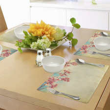 Spring Sakura Vintage Place Mats