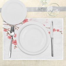 Cherry Blossom Artwork Place Mats