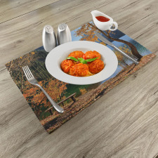 Lake Forest Autumn Tree Place Mats