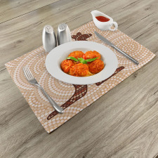 Kangaroo with Dots Place Mats