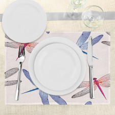 Dragonfly Wings Art Place Mats