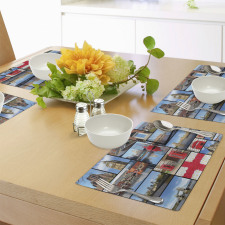 City Landmarks Floral Place Mats