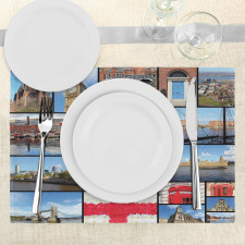 City Landmarks Floral Place Mats