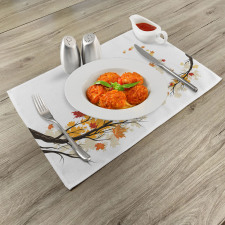 Autumn Tree Branches Place Mats