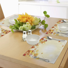 Autumn Leaves and Tree Place Mats