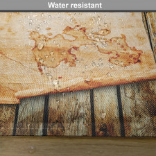 Map on Grunge Timber Place Mats