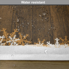 Wood and Snowflakes Place Mats