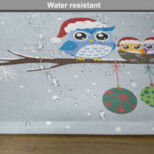 Owls with Santa Hats Place Mats