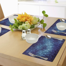 Cosmic Rain Effect Vivid Place Mats