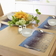 Rainy Day Window Effect Place Mats