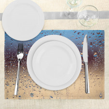 Rainy Day Window Effect Place Mats