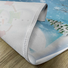 Jolly Snowman Santa Place Mats