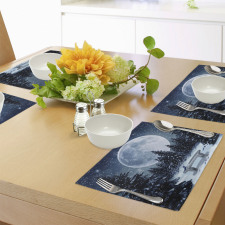 Moonlight Forest Bird Place Mats