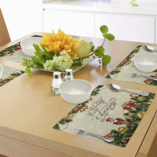 Noel Ribbons Place Mats