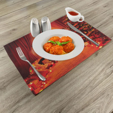 Noel New Years Theme Place Mats