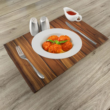 Wooden Planks Image Place Mats