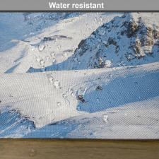 Snowy Mountain Ski Place Mats