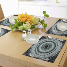 Vintage Mandala Circles Place Mats