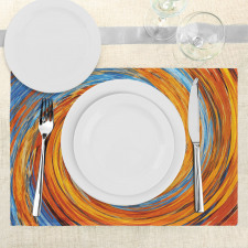 Colorful Hippie Style Place Mats