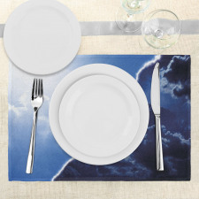 Contrasting Sky View Place Mats