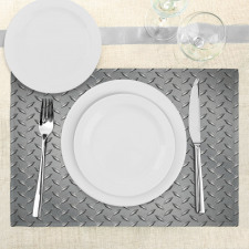 Diamond Plate Effects Place Mats