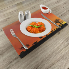 Safari Sunset with Gull Place Mats