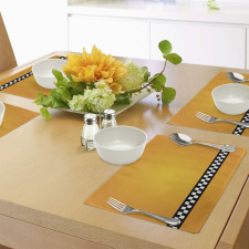 Yellow Cab Artdeco Place Mats