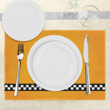 Yellow Cab Artdeco Place Mats