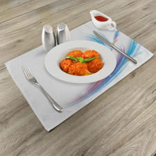 Rainbow Inspired Waves Place Mats